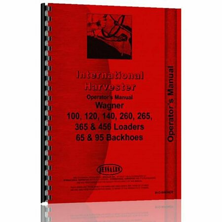 AFTERMARKET Fits International Harvester Wagner 140 Tractor Operator Manual RAP73788